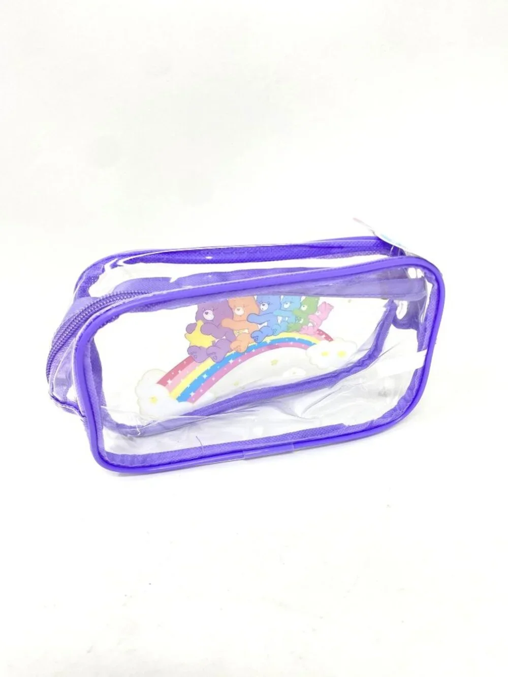 Target Care Bears Clear Pencil Pen Pouch Pastel Organization Makeup Storage